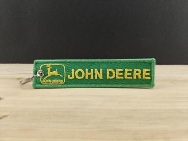 John Deere Schlüsselanhänger grün